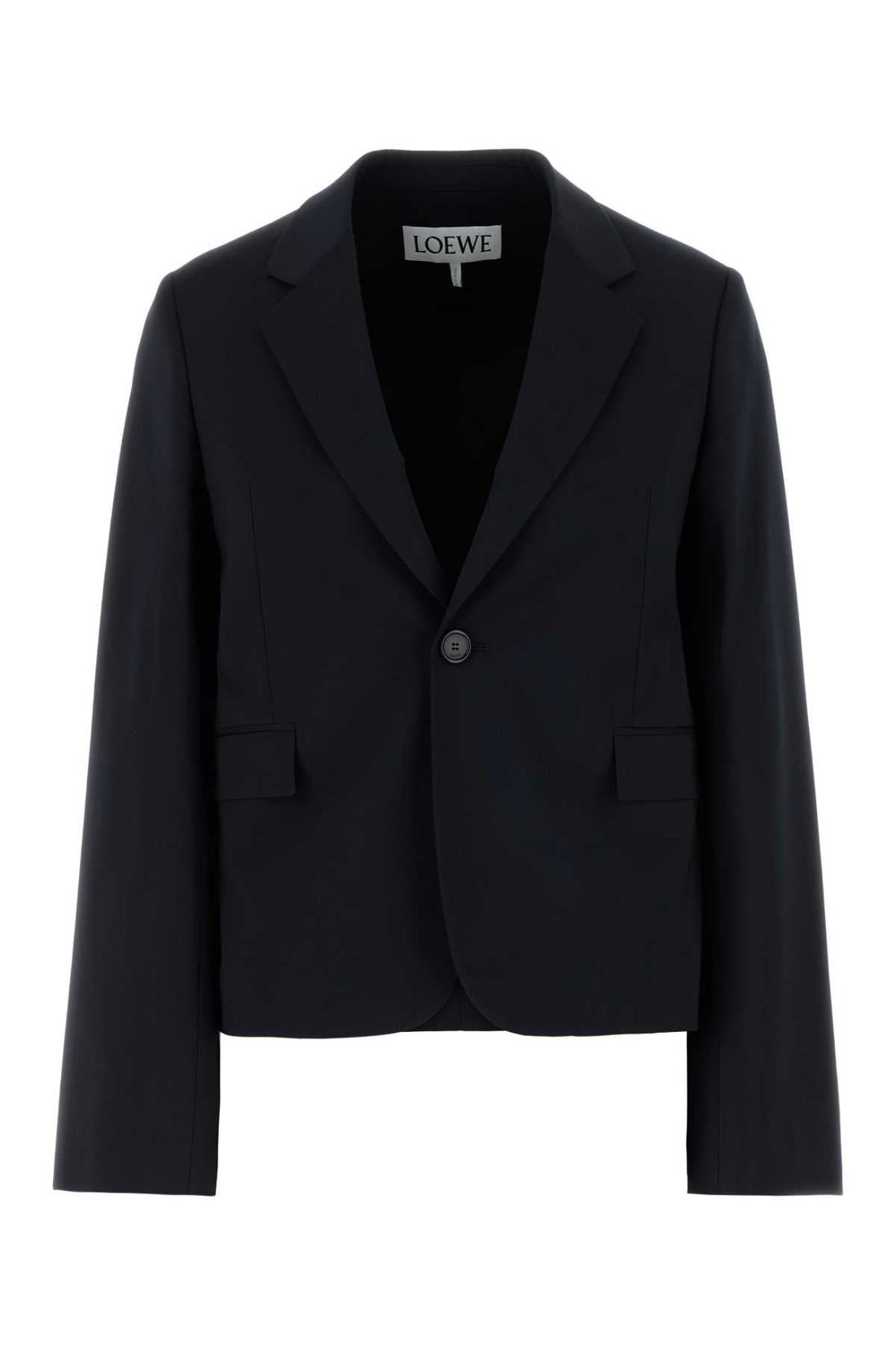 Loewe Women Midnight Blue Wool Blazer by Luosophy