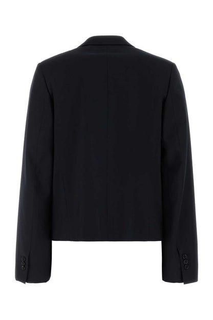 Loewe Women Midnight Blue Wool Blazer by Luosophy