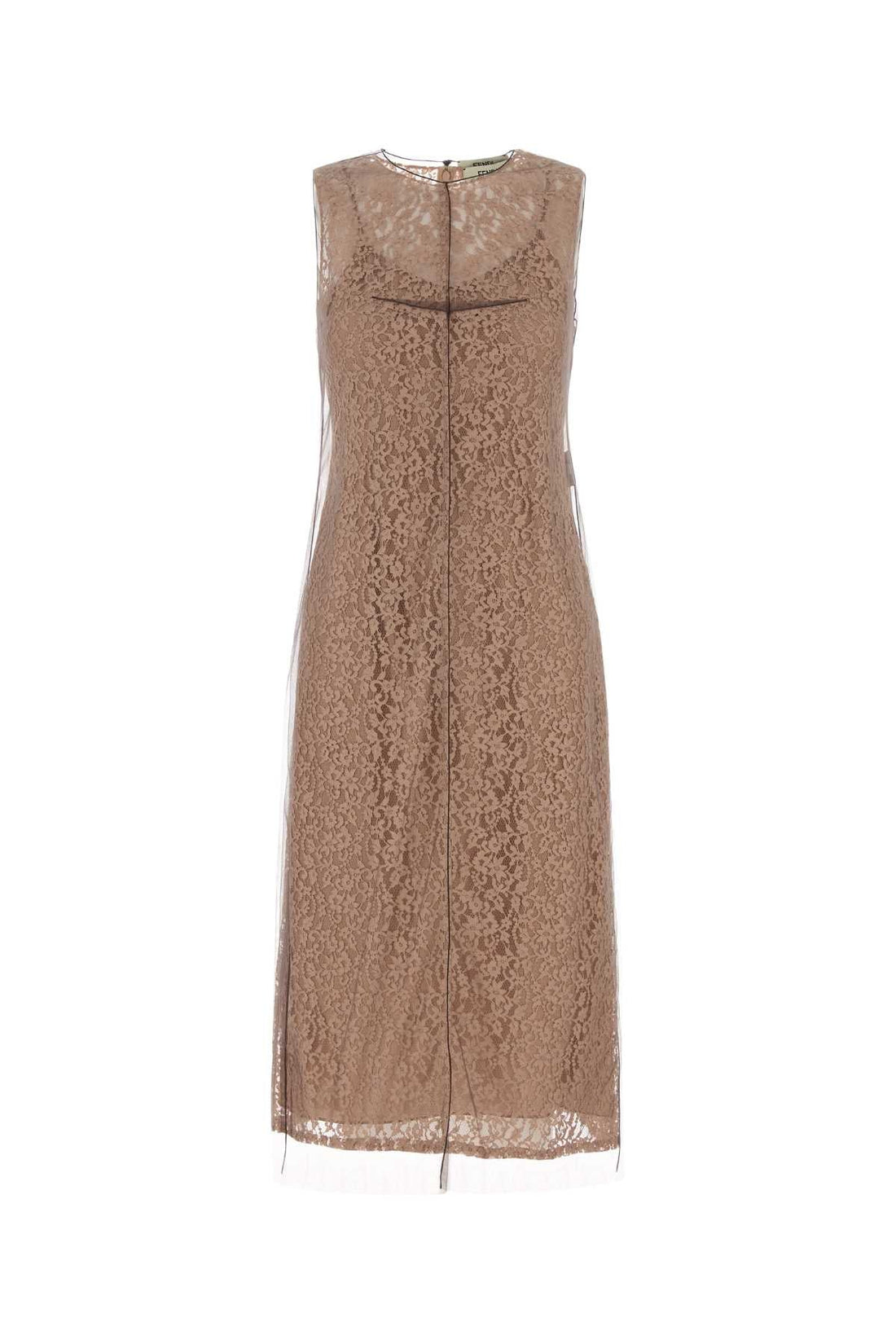 Fendi Women Biscuit Lace Dress by Luosophy