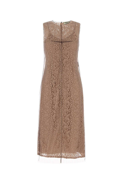 Fendi Women Biscuit Lace Dress by Luosophy