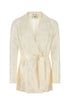 Fendi Women White Silk Blazer by Luosophy
