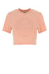 Fendi Women Pink Cotton T-Shirt by Luosophy