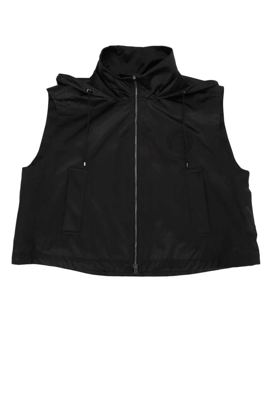 Fendi Women Leisure Hooded Vest Logo by Luosophy