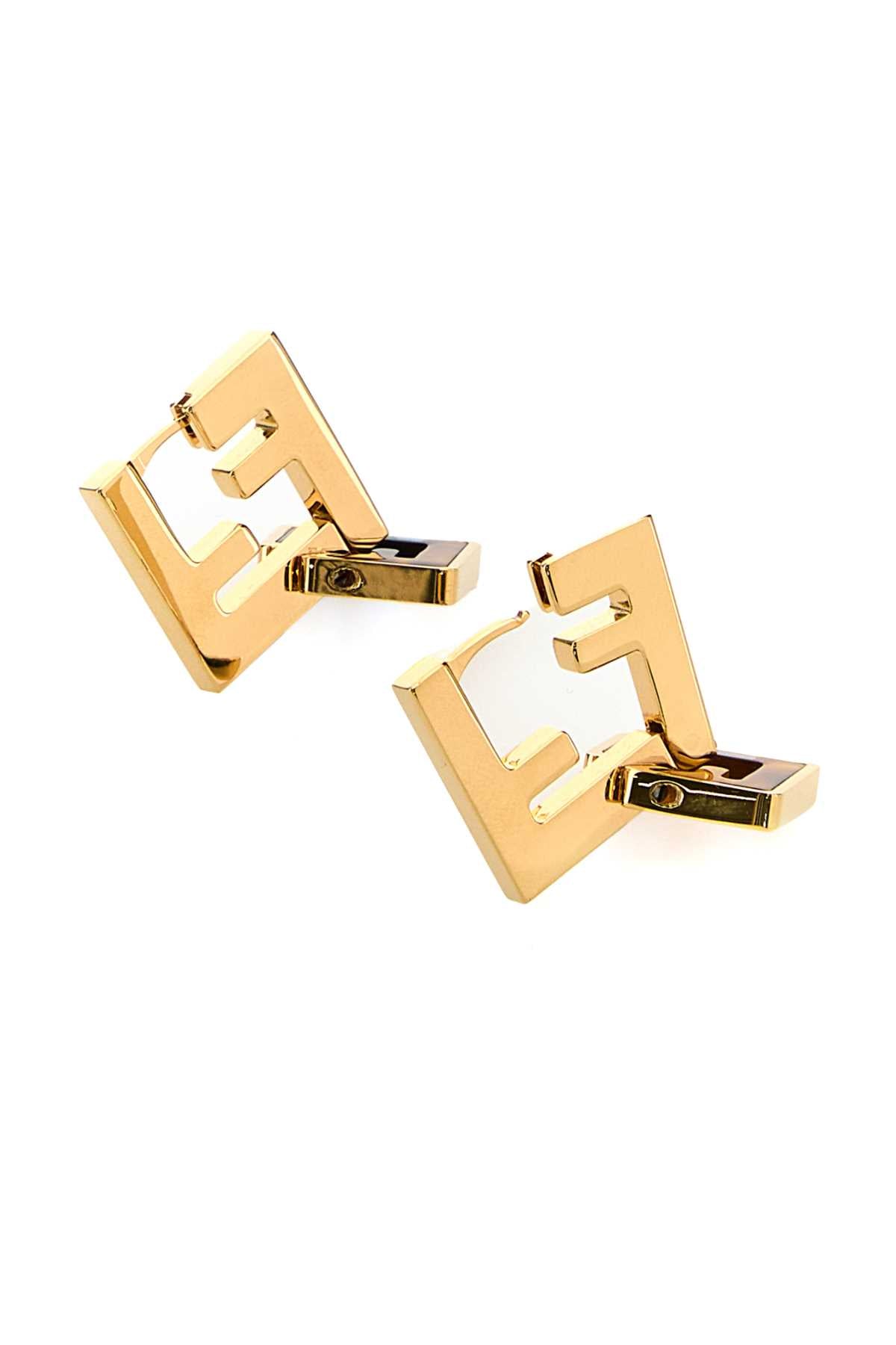 Fendi Women Printed Plexiglass And Metal Forever Fendi Earrings by Luosophy
