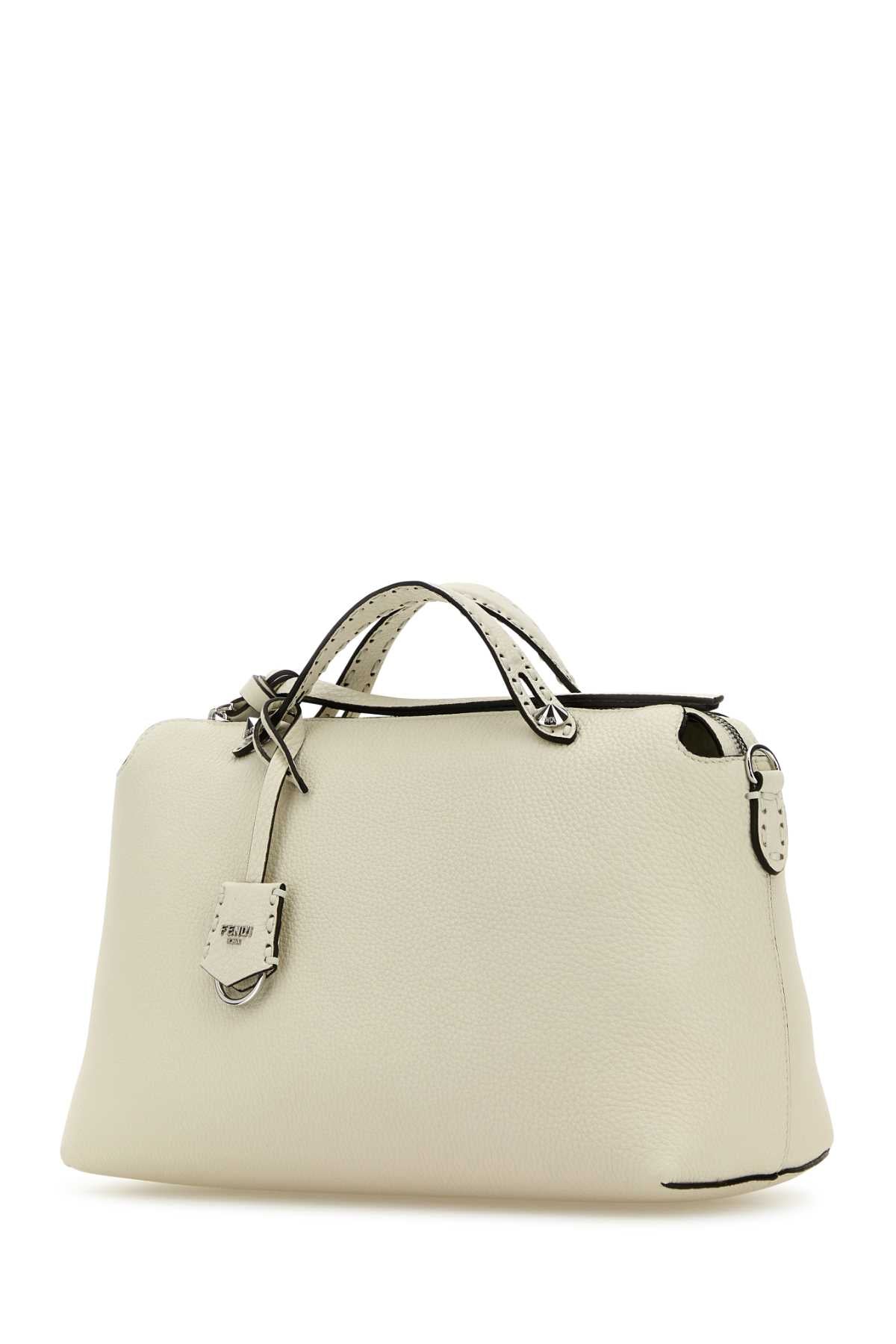 Fendi Women Ivory Leather Large By The Way Handbag by Luosophy