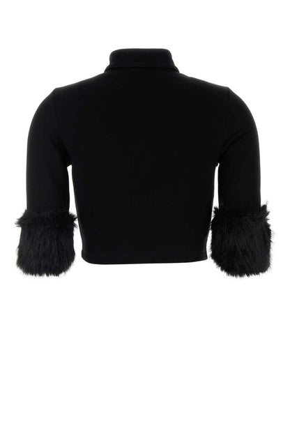 Prada Women Black Cotton Blend Jacket by Luosophy