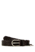 Prada Women Brown Leather Belt 