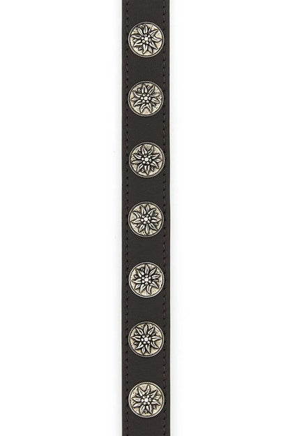 Prada Women Chocolate Leather Belt by Luosophy