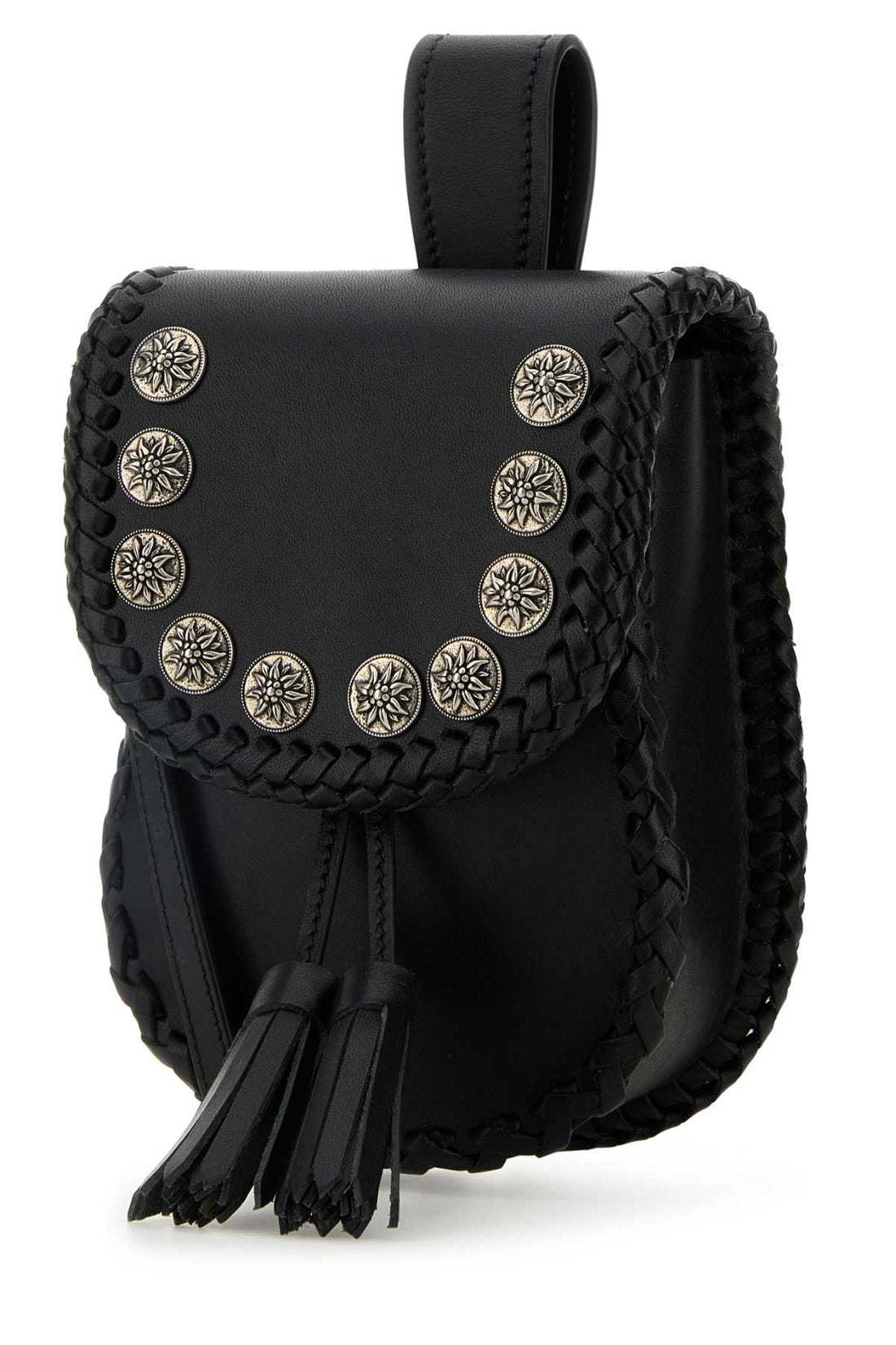 Prada Women Black Leather Crossbody Bag by Luosophy