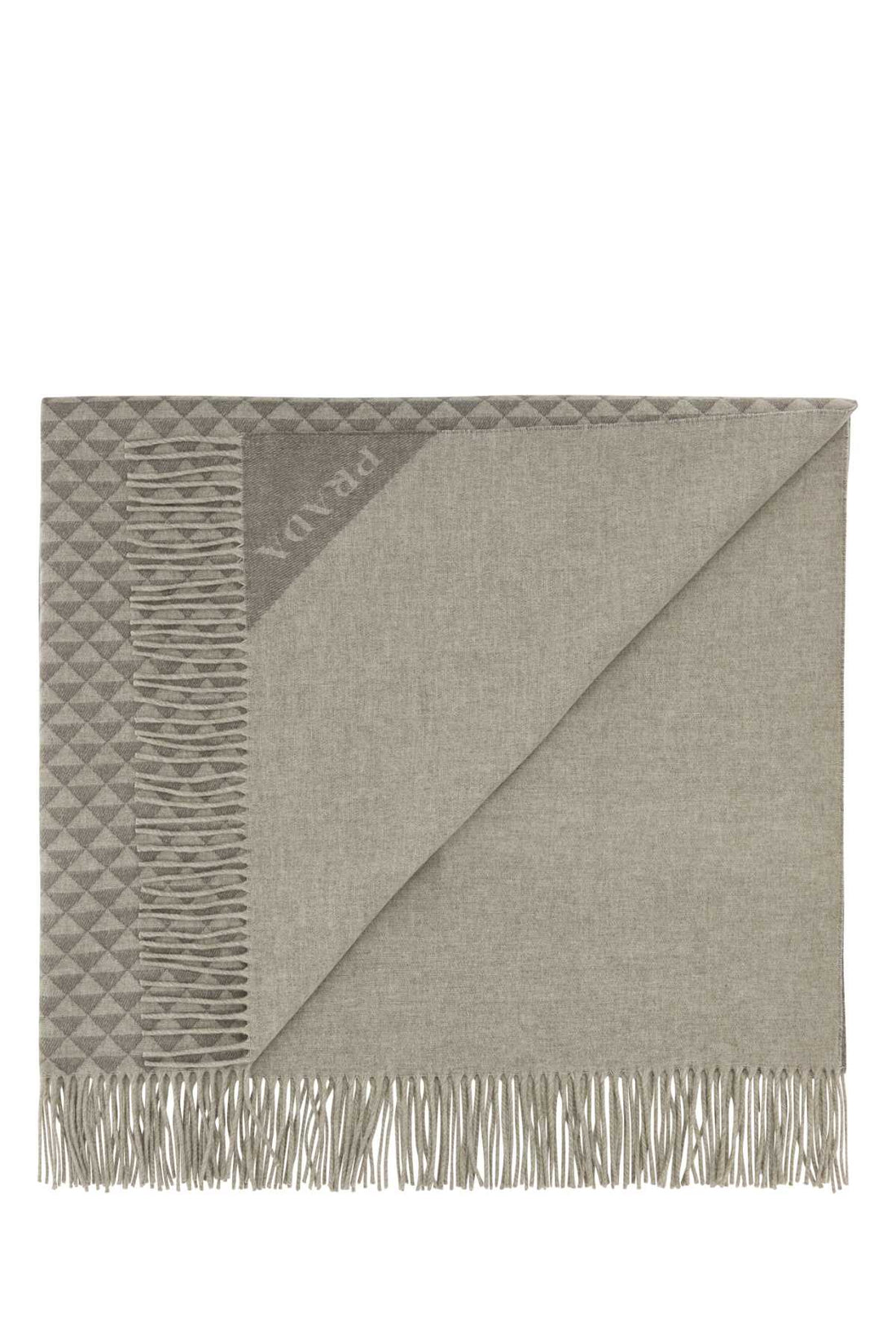 Prada Unisex Embroidered Wool Blend Symbole Double Blanket by Luosophy