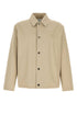 Burberry Men Cappuccino Gabardine Jacket by Luosophy