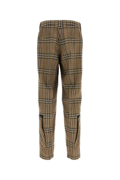 Burberry Men Embroidered Viscose Blend Cargo Pant by Luosophy