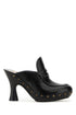 Burberry Women Black Leather Mules by Luosophy