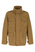 Burberry Men Camel Cotton Jacket by Luosophy