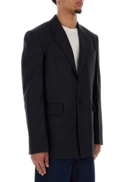 Gucci Men Graphite Twill Blazer by Luosophy