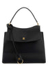 Balenciaga Women Black Leather Medium Nano Handbag by Luosophy