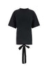 Balenciaga Women Graphite Cotton T-Shirt by Luosophy