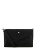 Montblanc Men Black Leather Crossbody Bag by Luosophy
