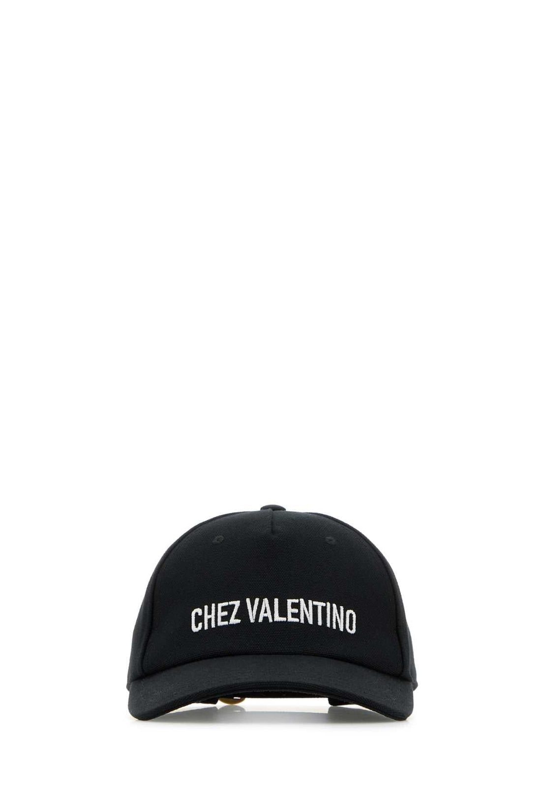 Valentino Garavani Men Midnight Blue Cotton Baseball Cap by Luosophy