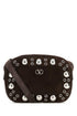 Valentino Garavani Men Brown Suede Nellcã´Te Crossbody Bag by Luosophy