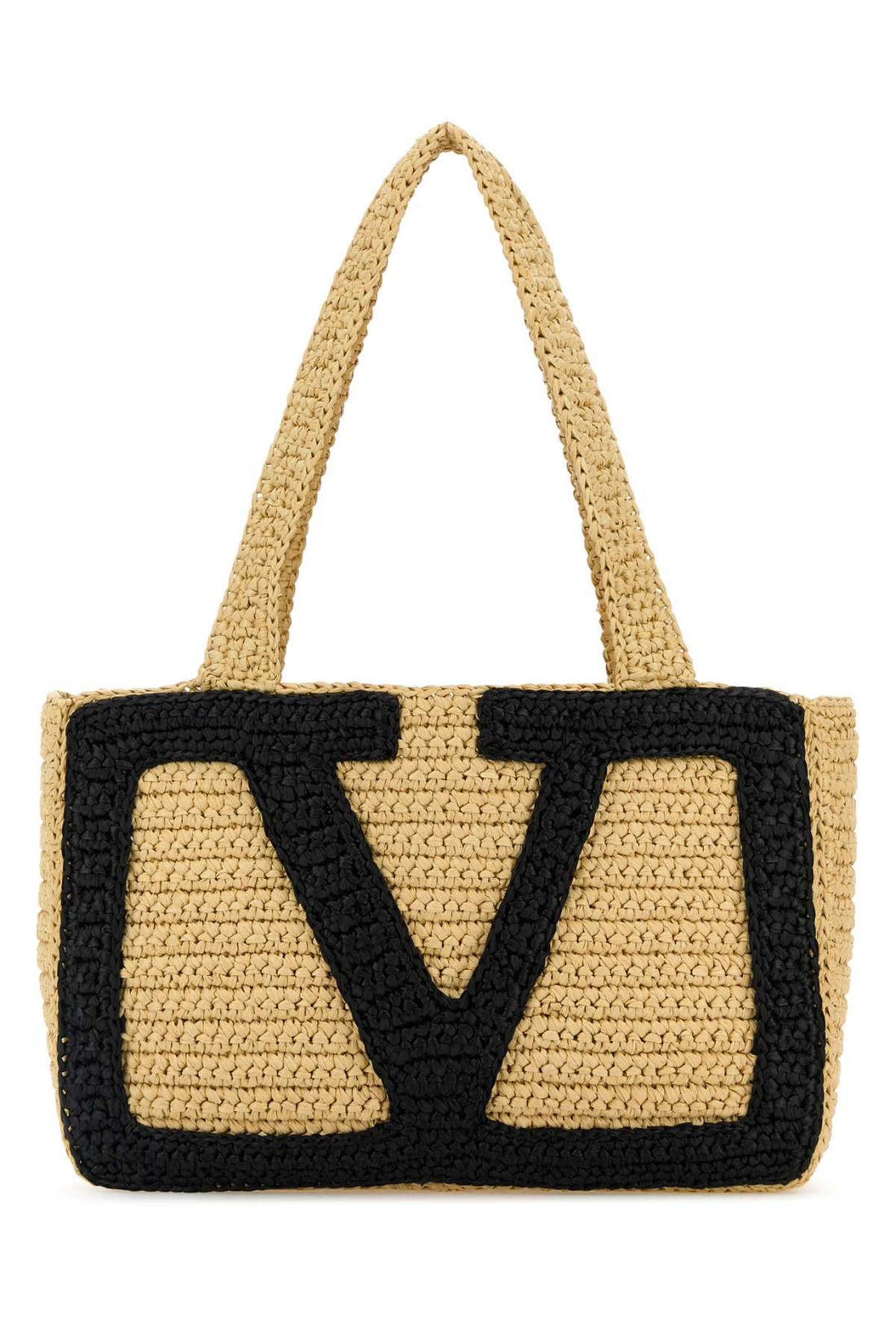 Valentino Garavani Women Raffia Medium Viva Superstar Shopping Bag by Luosophy