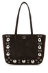 Valentino Garavani Women Brown Suede Nellcã´Te Shopping Bag by Luosophy
