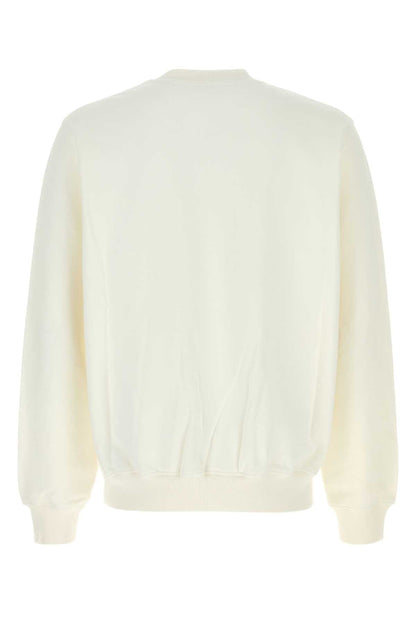 Casablanca Men White Cotton Sweatshirt by Luosophy
