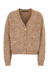 Versace Women Two-Tone Wool Blend Cardigan by Luosophy