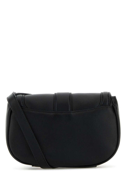 Alexander Mcqueen Women Black Leather Mini Satchel Crossbody Bag by Luosophy
