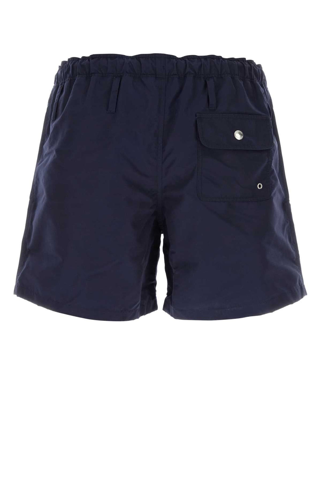 Prada Men Navy Blue Nylon Swimming Shorts by Luosophy