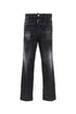 Dsquared Men Black Stretch Denim Loose Jeans by Luosophy