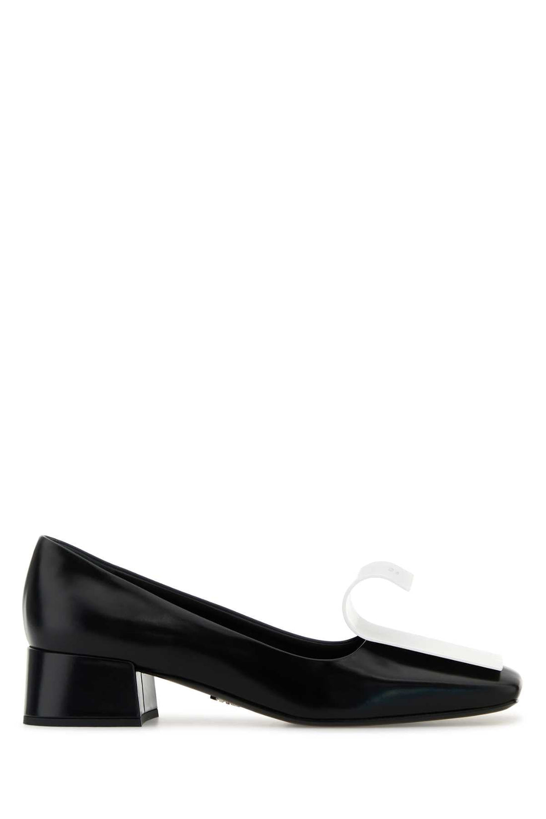 Prada Women Two-Tone Leather Pumps  DestGlow