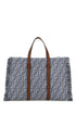 Fendi Women Embroidered Denim Summer Shopping Bag by Luosophy