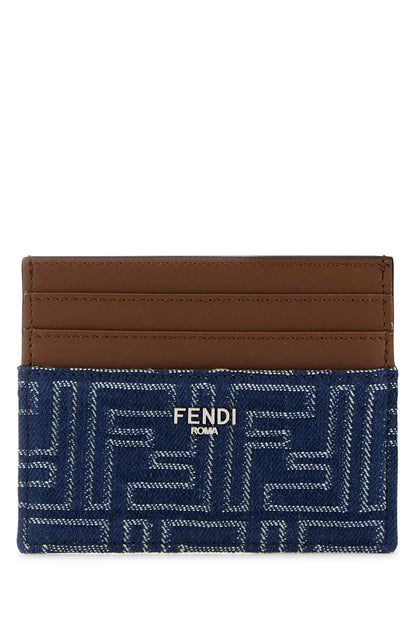 Fendi Men Embroidered Denim Card Holder by Luosophy