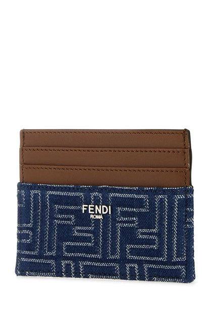 Fendi Men Embroidered Denim Card Holder by Luosophy
