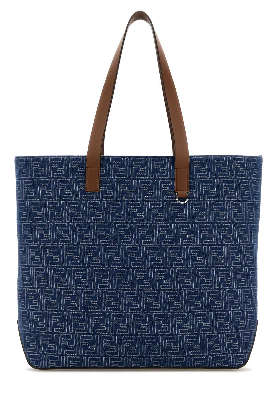 Fendi Men Embroidered Denim Shopping Bag by Luosophy