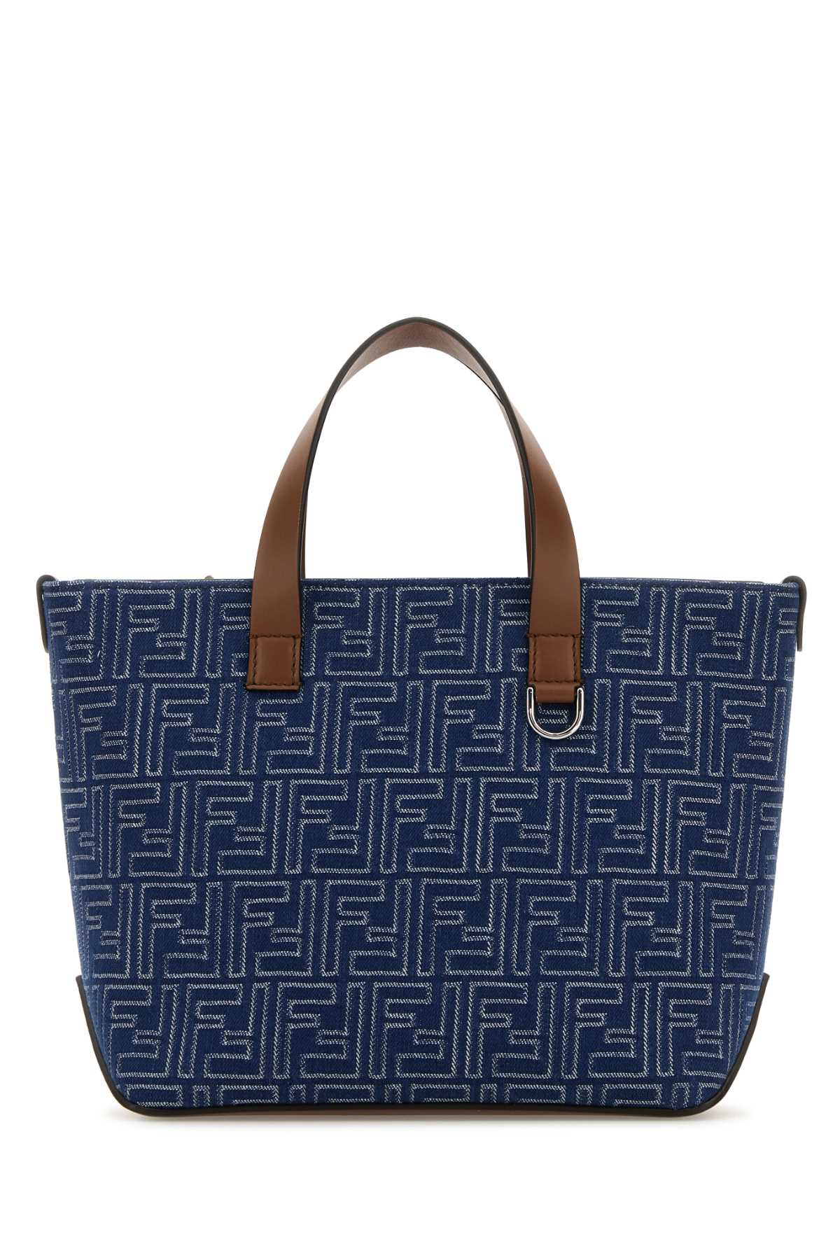 Fendi Men Embroidered Denim Handbag by Luosophy