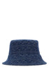 Fendi Men Embroidered Deim Bucket Hat 