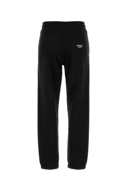 Kenzo Women Black Cotton Joggers by Luosophy