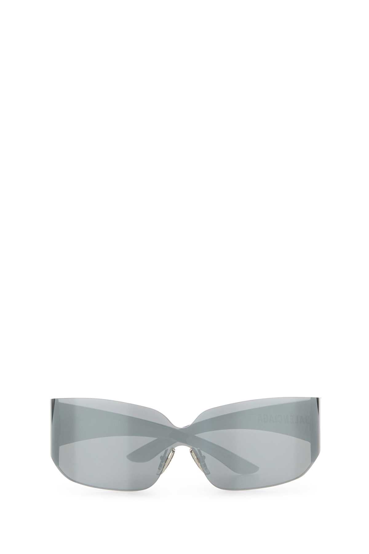 Balenciaga Women Grey Nylon Mono Square Sunglasses by Luosophy
