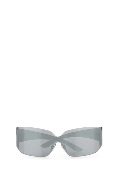 Balenciaga Women Grey Nylon Mono Square Sunglasses by Luosophy