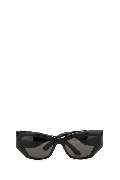 Balenciaga Women Black Acetate Signature Butterfly Sunglasses by Luosophy