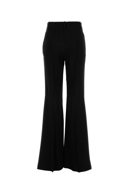 Balenciaga Women Black Viscose Palazzo Pant by Luosophy