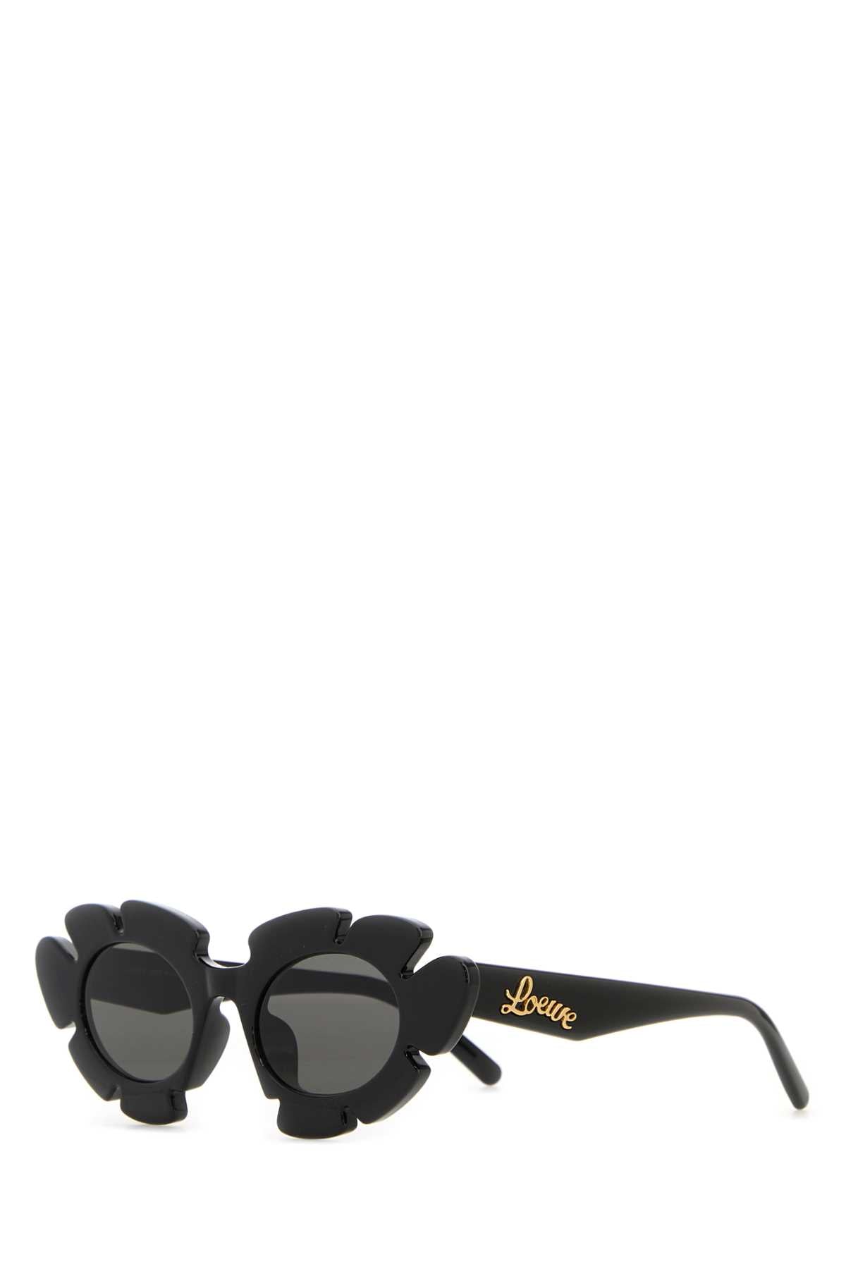 Loewe Unisex Black Acetate Sunglasses by Luosophy