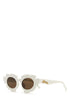 Loewe Unisex White Acetate Sunglasses by Luosophy