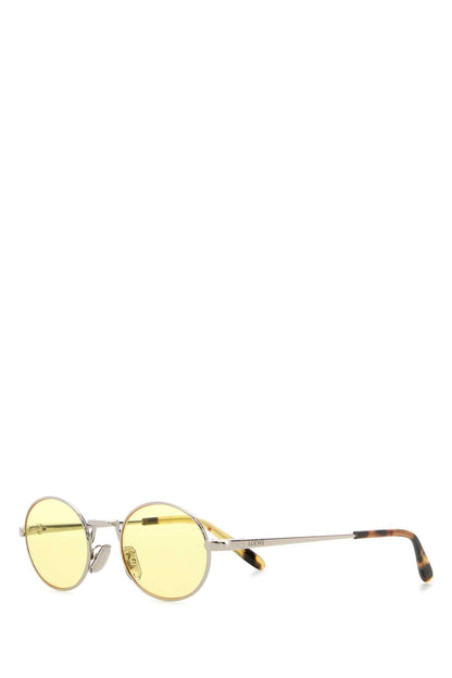 Loewe Unisex Silver Metal Sunglasses by Luosophy