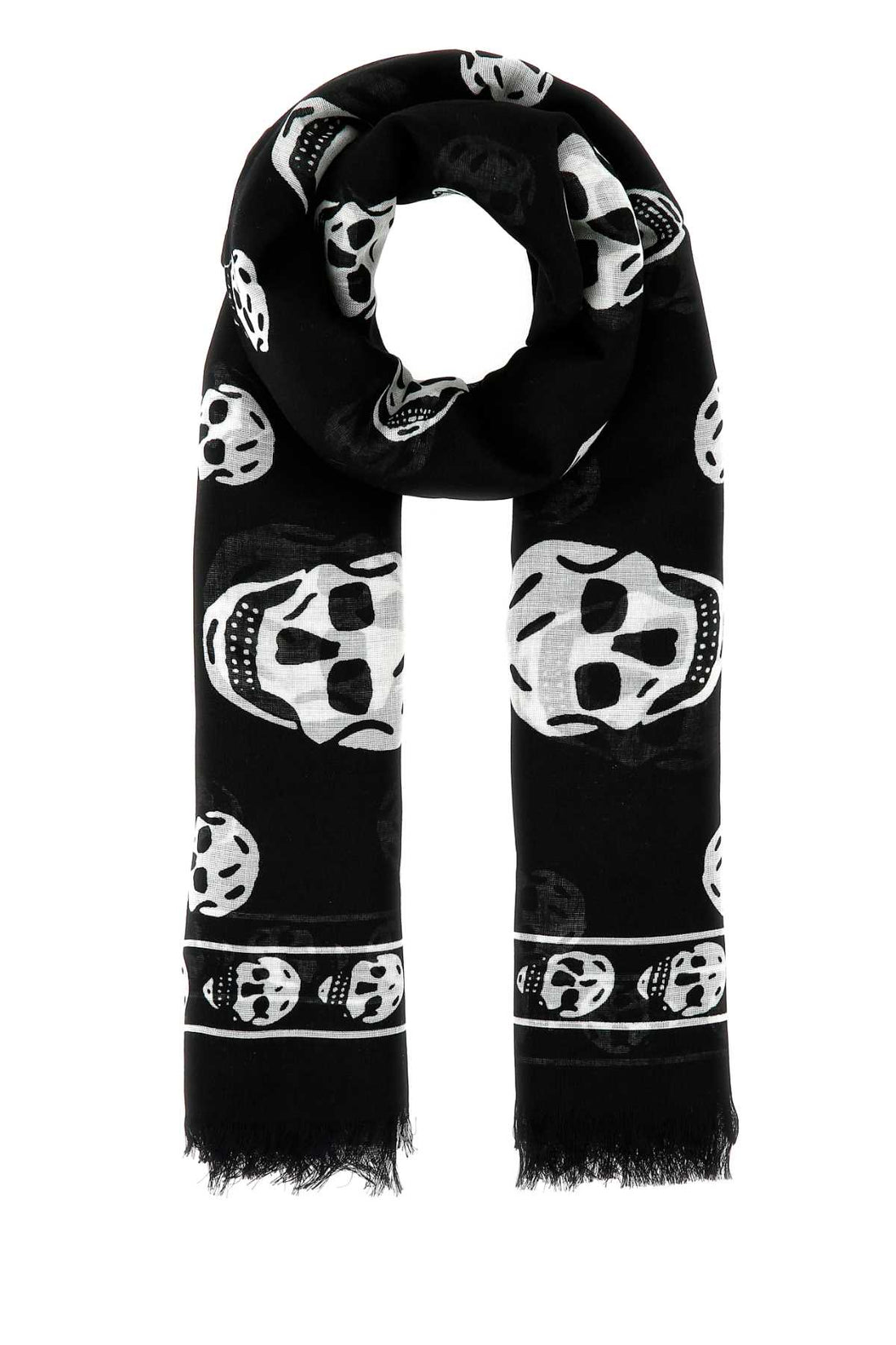 Alexander Mcqueen Women Printed Chiffon Foulard by Luosophy
