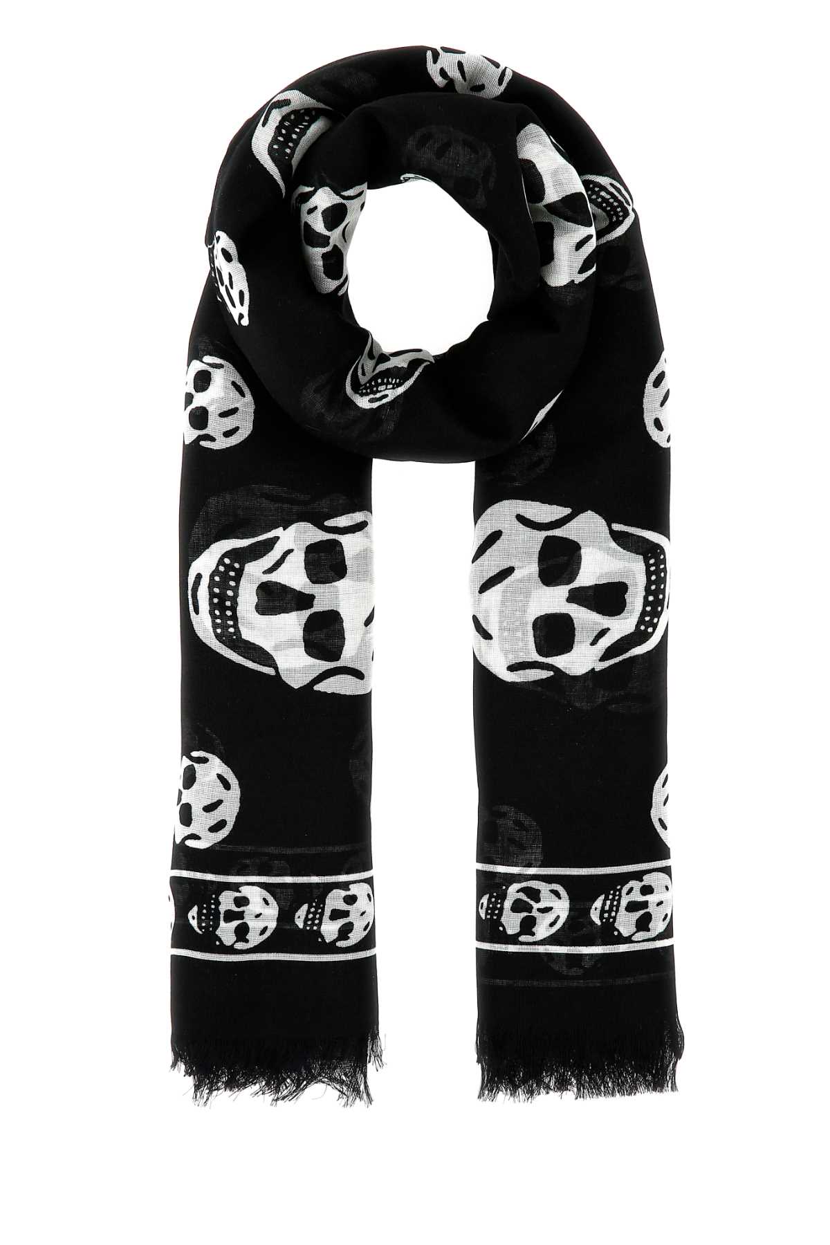 Alexander Mcqueen Women Printed Chiffon Foulard by Luosophy