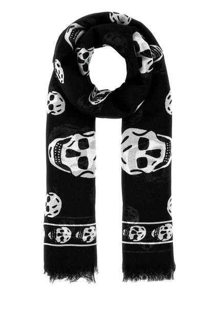 Alexander Mcqueen Women Printed Chiffon Foulard by Luosophy