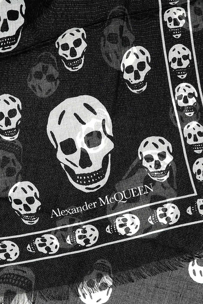 Alexander Mcqueen Women Printed Chiffon Foulard by Luosophy